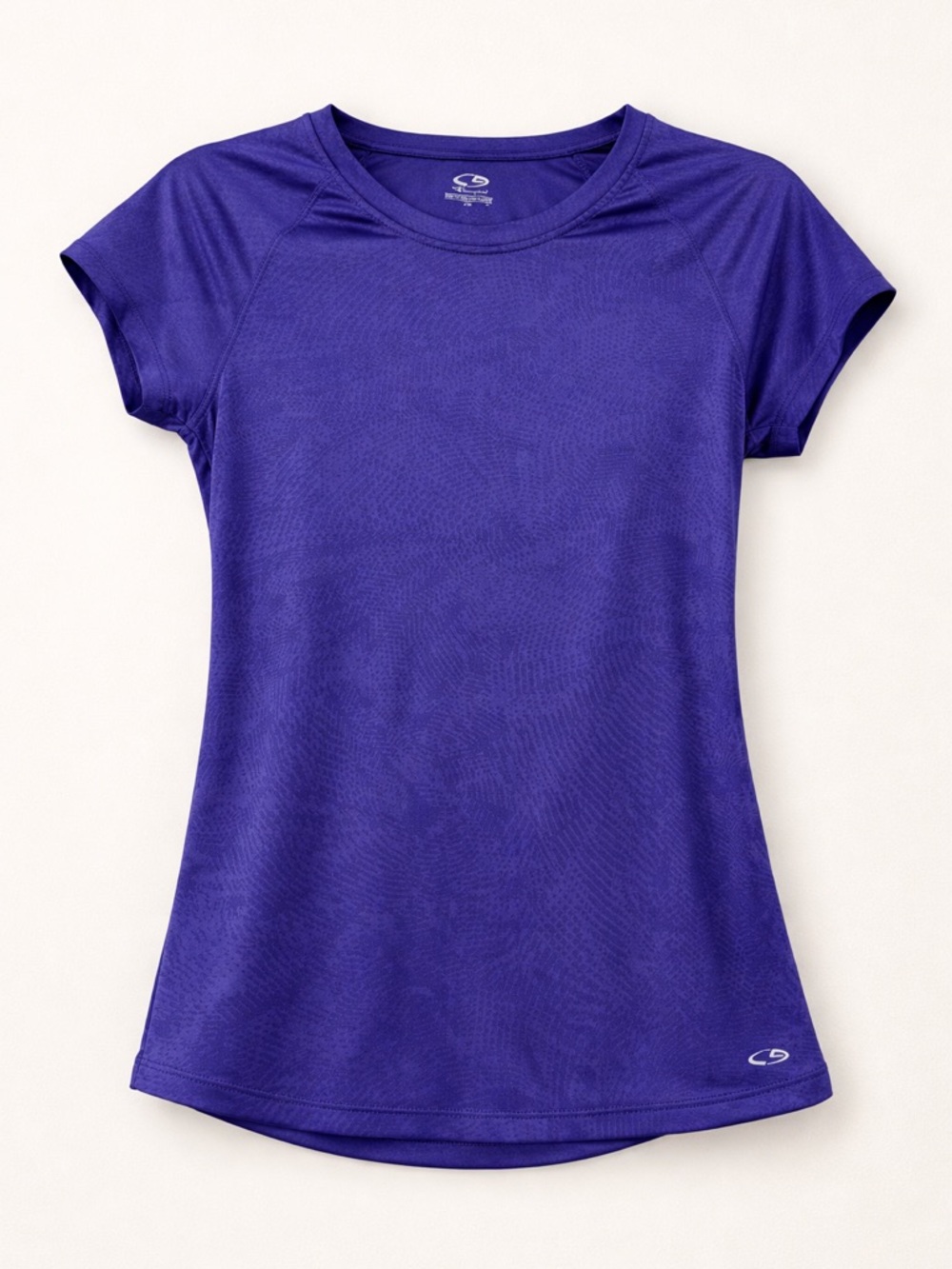 Champion C9 Athletic Tee – Purple, Short Sleeve Workout Top, Size S